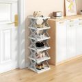 Vertical Shoe Rack - Big Size 5 Tier Shoe Rack Space Saving for Entryway Bedroom Living Room (30x28x17.5cm). 