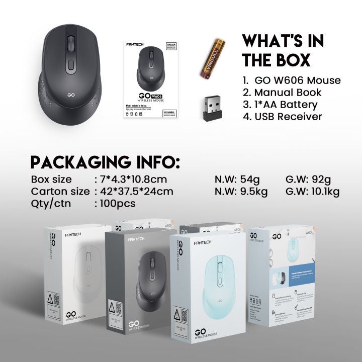 FANTECH%20GO%20W606%20Wireless%20Mouse%20With%202.4GHz%20Wireless%20Connection%20%20Ergonomic%20Design%20For%20Gaming%20Gammer%20Office%20Home%20-%20Image%208