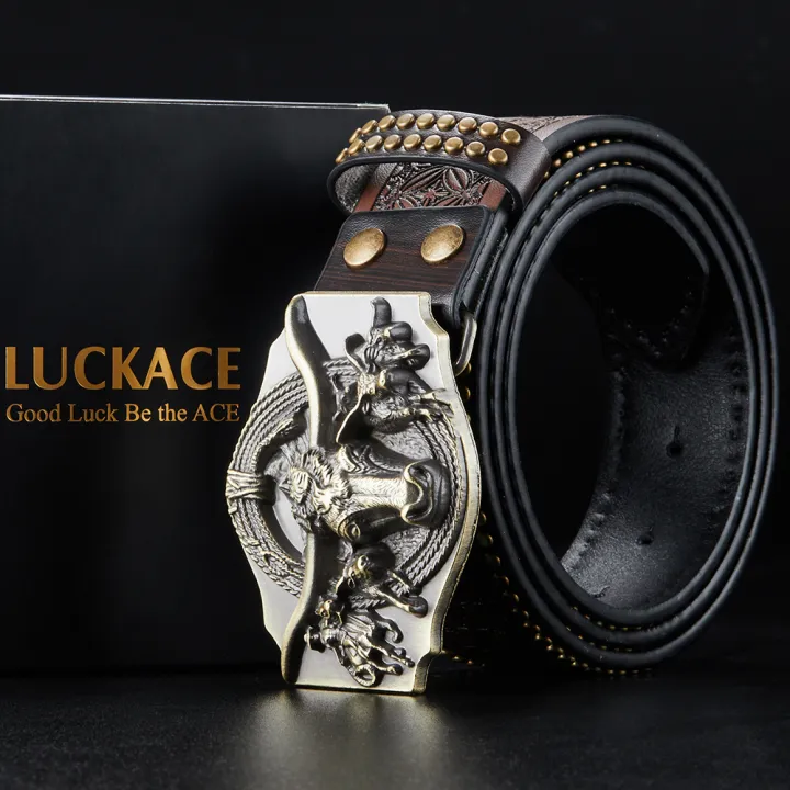 LUCKACE%20Vintage%20Design%20Mens%20Western%20Cowboy%20Belt%20Handmade%20Stylish%20Embossed%20Belt%20Good%20Gift%20for%20Husband%20Father%20Boyfriend%20Brothers%20Wearhouse%20-%20Image%204