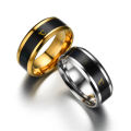Smart Sensor Body Temperature Ring Stainless Steel Classic Wedding Couple Waterproof Temperature Ring Jewelry Gift. 