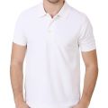 White Polo Shirt - Polo Collar Neck Sports - Causal Cotton T-Shirt for Men and Boys. 