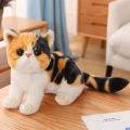 1pc 26CM Lovely Simulation Cat Peluches Toy Stuffed Soft Pet Cat Dolls Kawaii Animal Plush Toys for Children Kids Birthday Decor.
