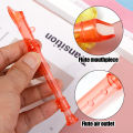 1/2PCS Mini Transparent 6-hole Flute Playful Kids Musical Toy Random Candy Color Clarinet Flute Kids Gift.