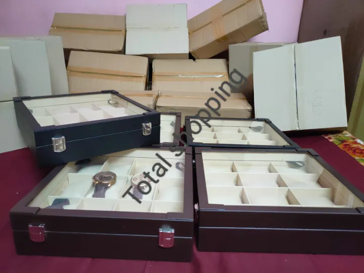 Safely%20store%20your%20watche%20Box%20in%20a%2012-slot%20wooden%20clock%20box%20with%20leather%20finish,%20keeping%20your%20timepieces%20fashionable%20and%20maintained.%20-%20Image%208