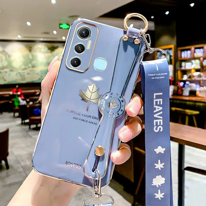 For%20Infinix%20Hot%2011%20Back%20Cover%20with%20Lanyard%20+%20Wristband%20Fashion%20Shiny%20Maple%20Leaf%20Plating%20Bumper%20Stand%20Holder%20Case%20Camera%20Protection%20Soft%20Silicone%20Mobile%20Phone%20Cases%20-%20Image%202