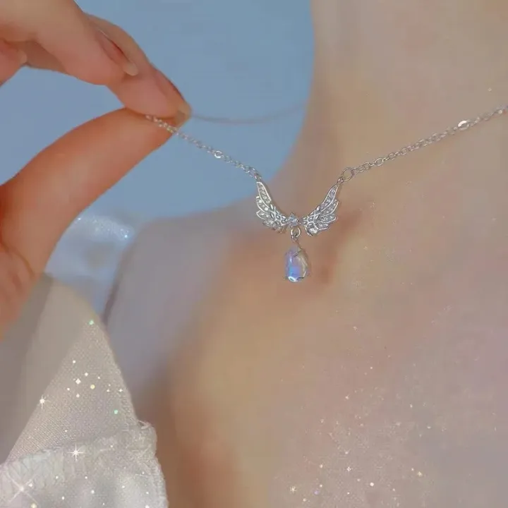 Y2K%20Crystal%20Bow%20Angel%20Wings%20Heart%20Pendant%20Necklace%20For%20Women%20Sweet%20Cool%20Girl%20Clavicle%20Chain%20Trendy%20Aesthetic%20Jewelry%20Accessories%20-%20Image%206