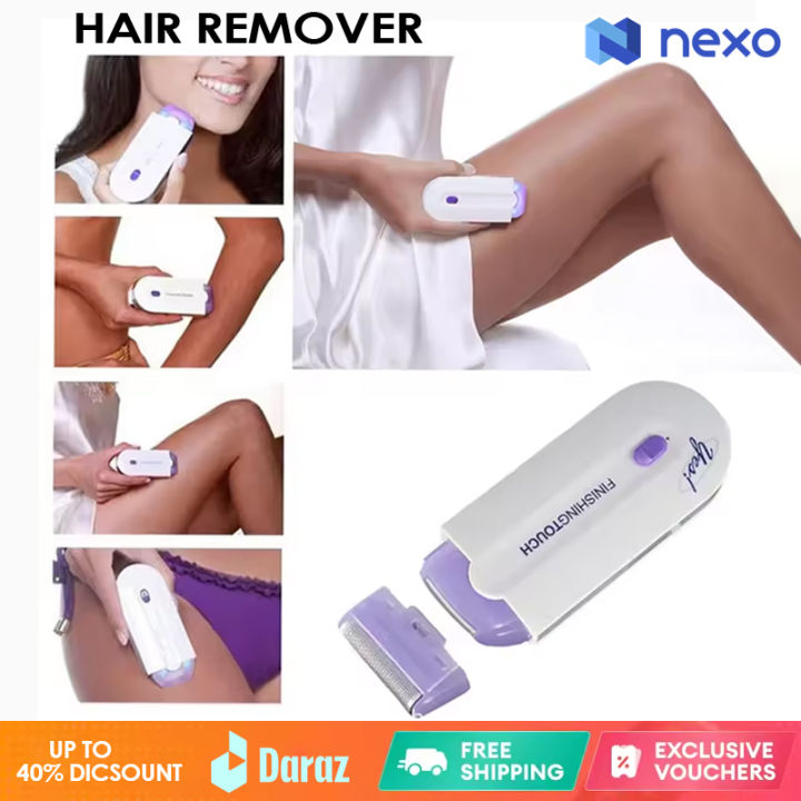 Hair Remover with Micro-Oscillation Technology for Pain-Free, Convenient, Instant Hair Removal Smooth Skin Painless Hair Eraser