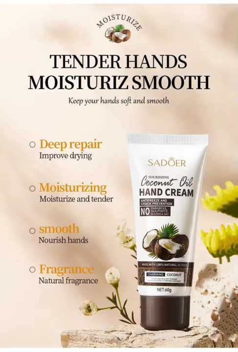 Sadoar%20Coconut%20Oil%20Whitening%20Essence%20Hand%20Cream%2060GM%20Handcream%20Moisturizer%20for%20Dry%20Hand%20and%20Rough%20Hands%20with%20Coconut%20Oil%20and%20Essence%20-%20Image%204