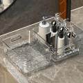 Cosmetic Storage Box Makeup Holder Portable Rectangular Lipstick Rack Skincare Holder Cosmetic Box for Countertop Vanity Dresser Drawer Desk. 