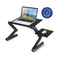 Portable Laptop Stand Adjustable Laptop Table for Bed Couch Lap Top Desk with Mouse Pad.