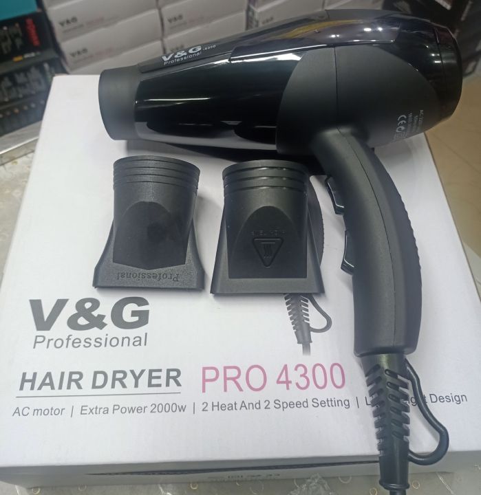 V&G Professional Hair Dryer Pro- 4300 HOT, COLD AND NORMAL 3 MODE