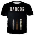 2023 new Narcos Pablo Escobar 3D printed T-shirt men women fashion casual tshirt short sleeve streetwear oversized tops tees. 
