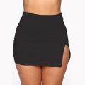Women Mini Shirt Summer Slim Plus Size Solid Color Female Splited High Waist Pencil Skirt Club Fashion. 