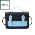 Designer PU Leather Women's Handbag Retro Lock Crossbody Bag Small Flap Tote.