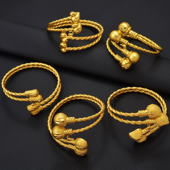 Anniyo%20Gold%20Color%20Ethiopian%20Bangle%20for%20Women%20Arab%20Dubai%20Bracelet%20Jewelry%20African%20Accessories%20New%20#100406%20-%20Image%203