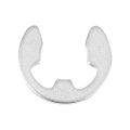 120PCS 304 Stainless Steel E Clip Washer Assortment Kits Circlip Retaining Ring For Shaft Fastener M1.5-M10. 