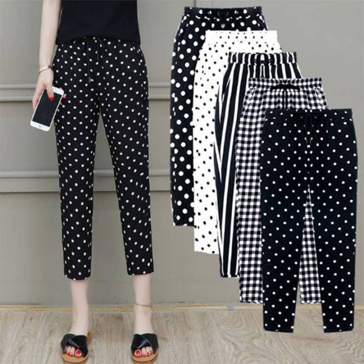 Women%20Pants%20Spring%20And%20Summer%20High-Waisted%20Trousers%20Women's%20Loose%20Seventh%20Ninth%20Casual%20Pantalones%20De%20Mujer%20-%20Image%203