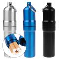 05/10/20 Pcs Mini Portable Cigarate Case with Keychain Capsule Waterproof Metal Cigaretes Cigar Box for Gift. 