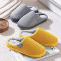 Winter Women'S Cotton Slippers Indoor Slippers Women Men Winter Thick Sole House Warm Couples Home Non-Slip soft shoes. 