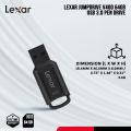 Lexar JumpDrive V400 64GB USB 3.0 Pen Drive with 256-bit AES Encryption - PC/Mac Compatible - Compact, stylish, and portable design. 