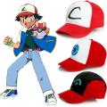 Pokemon Ash Ketchum Sun Hat Anime Figure Peaked Caps Cartoon Mesh Hats Cosplay Pokeball Baseball Cap Adjustable Hat for Children. 