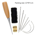 10 Piece Sewing Needle Awl Leather Craft Sewing Accessories Craft Sewing As Shown Stitching Awl Sewing Leathercraft Shoe Repair Tools.