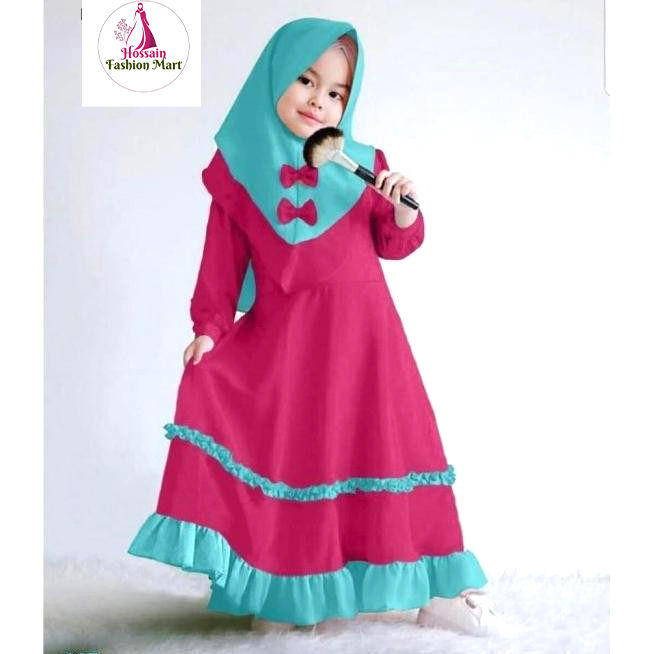 Irani%20Style%20Baby%20Borka%20Dubai%20Charry%20Georgette%20with%20Hijab%20Set%20for%20Muslim%20Baby%20-%20Image%205