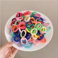 Candy Color Seamless Tie Set Simple Fashion Rubber Band High Elasticity Ponytail Hair Rope. 