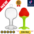 New Non-Toxic Silicone Fruit-Shape Teether for Baby Teething Relief, Soft Safety Pacifier Accessory. 