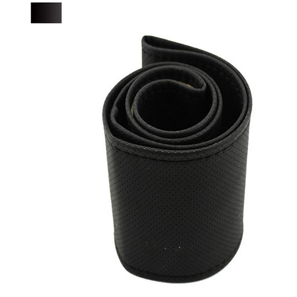 【3C VictoryEagle】Sewing Steering Wheel Cover Microfiber Leather Sweat-absorbent Breathable Car Wheel