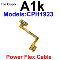 Oppo OPPO A7 A12 A15 A15S A16 A16S AX7 A1K Power on off Switch Button Side Volume Up Down Buttons Flex Cable Replacement Parts. 