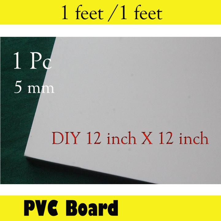 5mm PVC white Board for DIY project/Science fair project/model or robotic/Electric work chasis