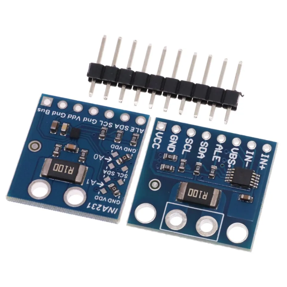 QUARKZMAN 6x INA226 I2C Strom- Und Spannungssensor – Bidirektional, 16-Bit, 0,1% Verstärkungsfehler, Messbereich 0–36V, Mit Alarmfunktion, Für Energiemanagement Und Testgeräte