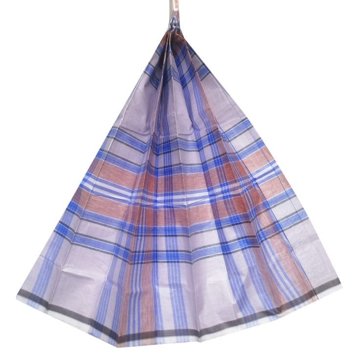 Premium Quality 100% Cotton Purple Stripe - Century Lungi Bilash - Lungi