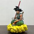 【In-Demand Item】 Dragon Ball Z Son Goku Figure Goku with Cloud Figurine 21cm Pvc Action Figures Gk Statue Collection Model Gifts Superman. 