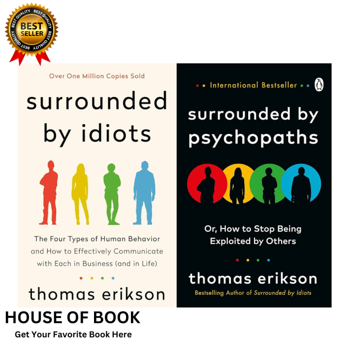 Surrounded by Psychopaths, Surrounded by Idiots 2 Books Combo by Thomas Erikson
