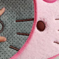 75x90cm Hello Kitty Rug Kawaii Cartoon Kt Cat Plush Floor Mat Anime Bathroom Non-Slip Carpet Car Cushion Soft Living Room Decor.