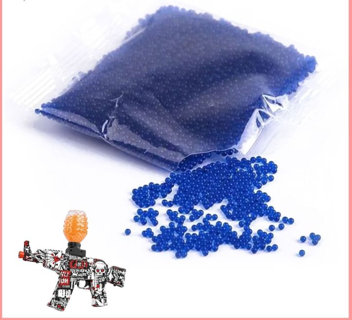 Gel Blaster Ammo / Soft-Gel Balls 1000 pieces mini 2 paket - blue- Blaster for Orbeez
