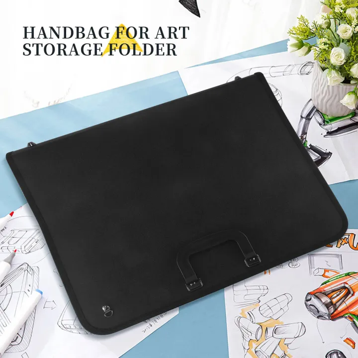 Art%20Portfolio%20Case%20with%20Zipper,Artist%20Carrying%20Case%20Poster%20Board,Tote%20Bag%20for%20Art%20Storage%20Folder%20-%20Image%204