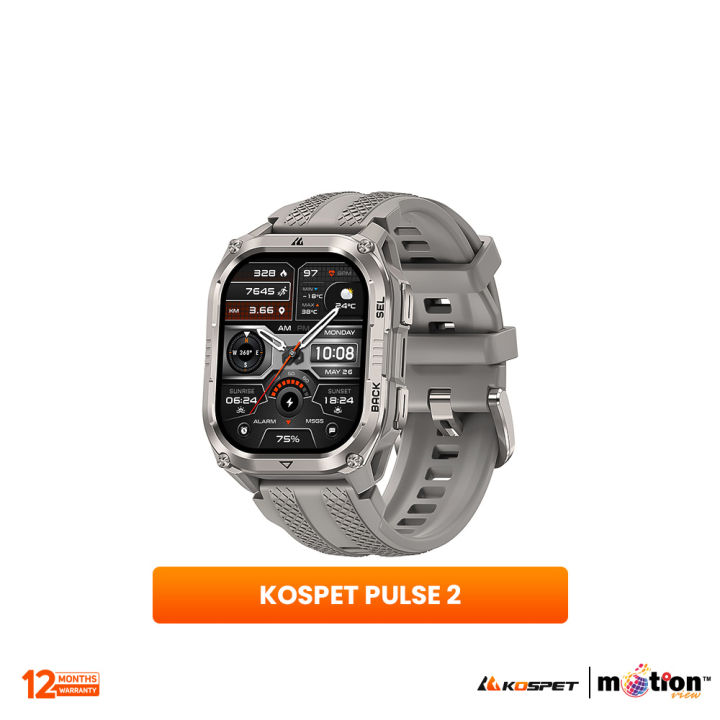 Kospet%20PULSE%202%201.96"%20AMOLED%20HD%20Display%20With%20IP69K%20+%205ATM%20Waterproof%20BT%20calling%20Smart%20Watch%20-%20Image%202