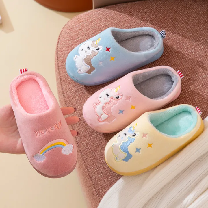 Child%20Cotton%20Shoes%20Kids%20Winter%20Slippers%20Boys%20And%20Girls%20Baby%20Cute%20Unicorn%20Warm%20Shoes%20Thickening%20Large%20Children%20Home%20Slippers%20-%20Image%202