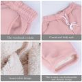 Winter Women Thicken Pants Gym Sweatpants Solid Color Warm Leggings Female Casual Elasticity Loose Sports Fleece Trousers. 