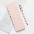 Transparent Pencil Case Easy-to-use 19.3*6.3*2cm Plastic Pen Box PP Stationery Holder for School Supplies Desk Organization. 