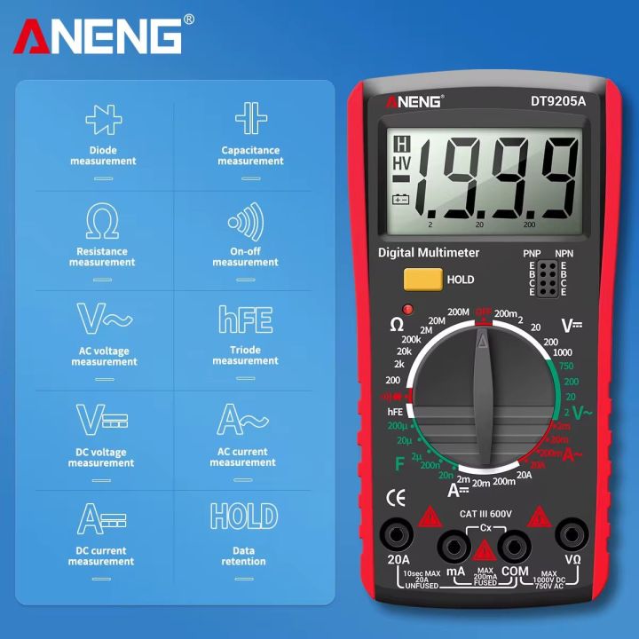 ANENG%20DT9205A%20Rechargable%20Digital%20Multimeter%202000%20Counts%20-%20Image%205