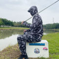 Fishing Suits Sun Protection Clothing Men's Summer Breathable Ice Silk Clothing Outdoor Sports Quick-Drying Anti-Mosquito Clothing Fishing Suit. 