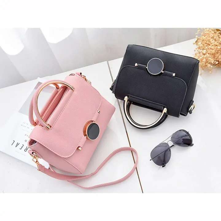 Crossbody%20Bags%20For%20Women%202021%20PU%20Leather%20Handbag%20Round%20Lock%20Design%20Shoulder%20Messenger%20Bag%20Casual%20Tote%20Lady%20Hand%20bags%20Sac%20A%20Main%20-%20Image%204