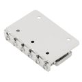 Guitar Fixed Saddle Bridge, Intonation Improving Guitar Hardtail Bridge Set 6 String Robust for Maintenance.