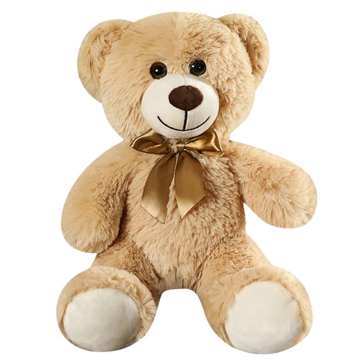 New Arrive 7 Colors 35cm Cute Bow Tie Teddy Bear Plush Toy Doll For Children Gift