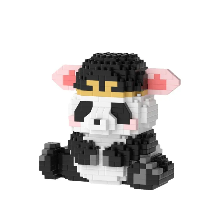 Compatible%20with%20LEGO%20China%20Giant%20Panda%20Building%20Blocks%20Flower%20Flower%20Meng%20Lan%20Puzzle%20Assembly%20Children's%20Day%20Birthday%20Gift%20Toy%20-%20Image%205
