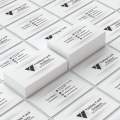 White Texture Ambush paper for Business Card, Certificate Print Paper 20 sheets pack. 